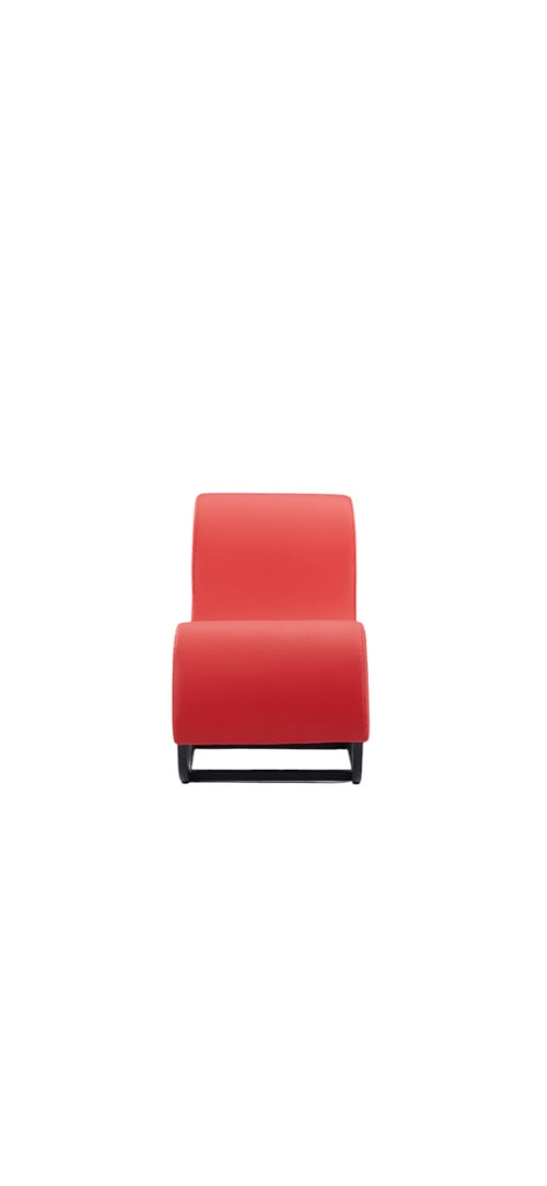 FurniLux Tantra Elysium - Tantra Stoel - Rood - Synthetisch leer - Stijlvolle Bank voor Ontspanning - 163x43x68cm - vtwonen shop