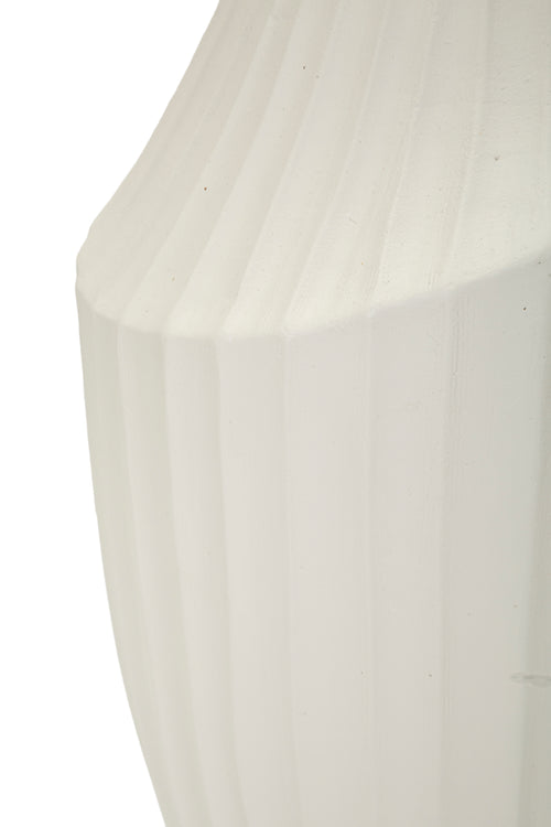 Mauro Ferretti vaas - Ø 22,5x38 cm - crème