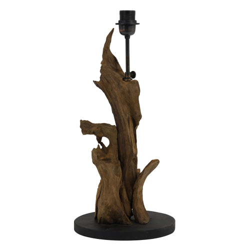 Light & Living lampvoet Ikal - bruin - Ø25cm