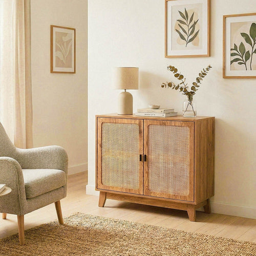 Calicosy - Dressoir ALIA - Donker hout 80x35x75 cm