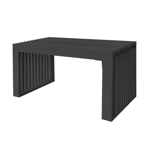 HOME DELUXE Houten bank LORA Zwart - 78 cm - vtwonen shop