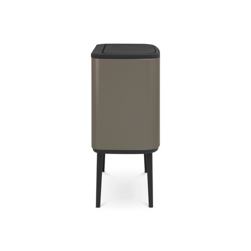 Brabantia Bo Touch Bin, met 3 binnenemmers, 3 x 11 liter - Platinum