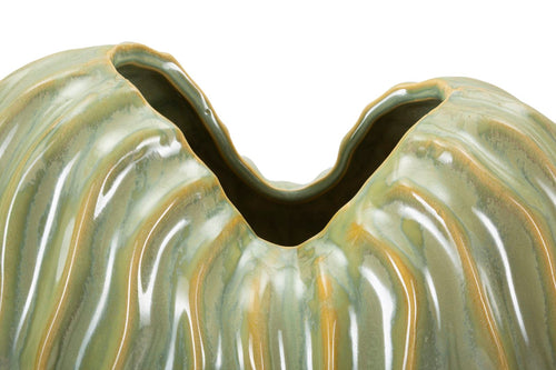 Mauro Ferretti vaas - 22x10x39 cm - groen
