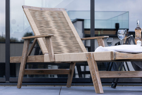 Rebellenclub Ligstoel Aros - Donker Bruin - vtwonen shop