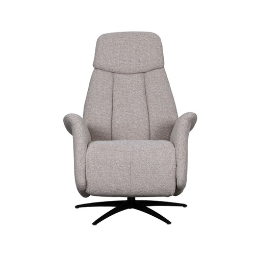 LABEL51 Fauteuil Oslo Elektrisch - Naturel Bouclé - Draaibaar