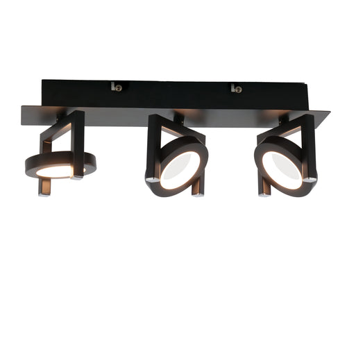 EGLO spot Trastanello - led - 3 lichts - zwart - vtwonen shop