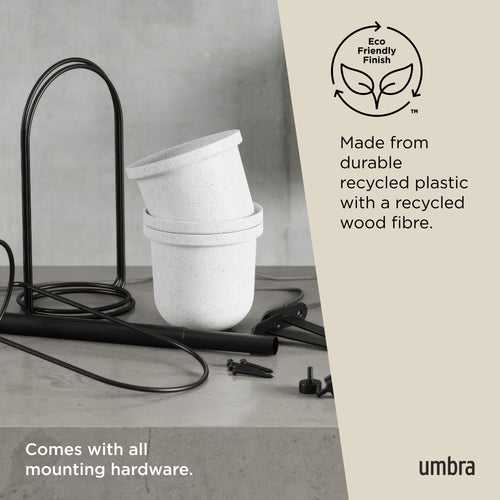 Umbra Triflora hangende bloempotten, set van 5 - vtwonen shop