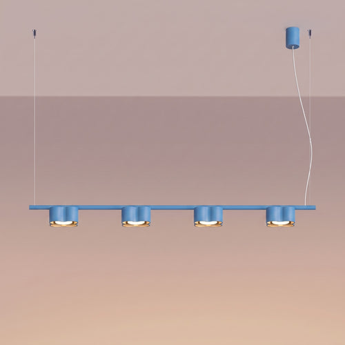 Sollux Lighting Kroonluchter OVIO 4 azuurblauw Gx53 - 122x12x208cm