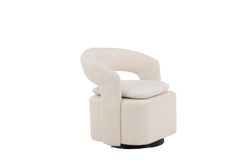 Rebellenclub Fauteuil Akando - Wit Bouclé - vtwonen shop