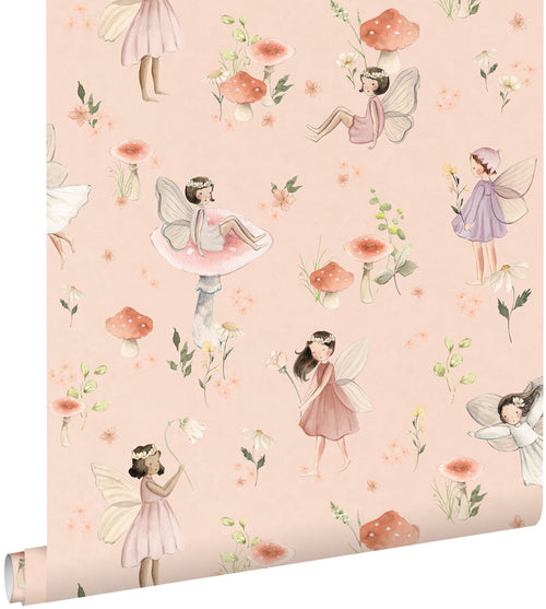ESTAhome behang elfjes roze - 50 x 900 cm - 131341 - vtwonen shop