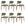 Housecraft Living Noor Eetkamerstoelen Groen - Set van 6