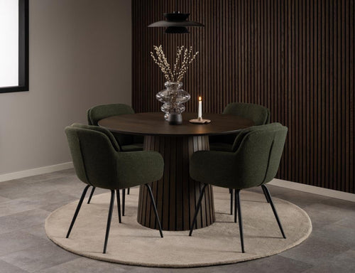 Rebellenclub Eetkamerstoel Nevis - Olijfgroen - vtwonen shop