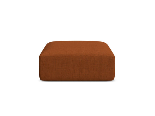 Cosmopolitan Design Poef Campi structurele stof baksteen - 90x90x40cm