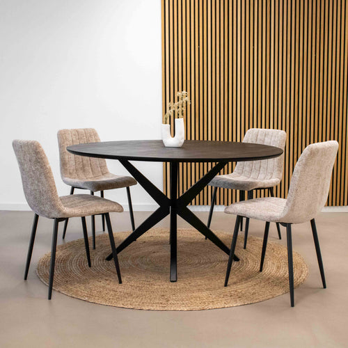 Kick eettafel Havard - 140cm - Naturel - vtwonen shop