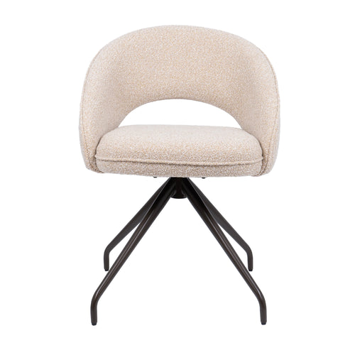 HelloChair eetkamerstoel HC07 Dinny - spinpoot anodic brown - cloud warm naturel - vtwonen shop