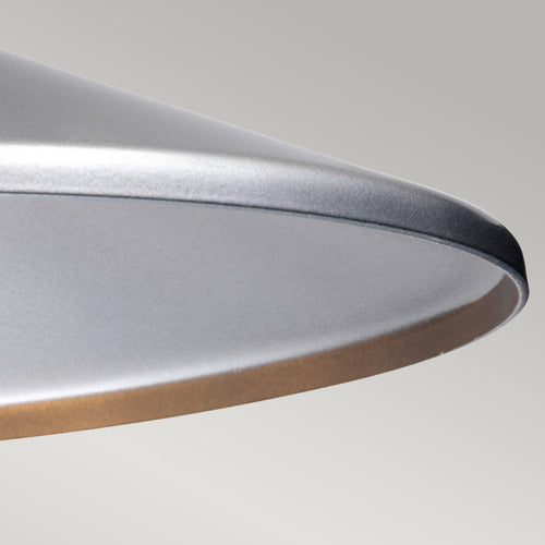 Elstead Klampenborg - 1-lichts hangende lantaarn met ketting voor buiten, zilver IP44, E27
