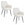 Housecraft Living Maud Eetkamerstoelen met armleuning Off-White - Set van 2
