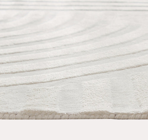 Sia Home - Rechthoekig tapijt Dana - viscose gebroken wit 300cm