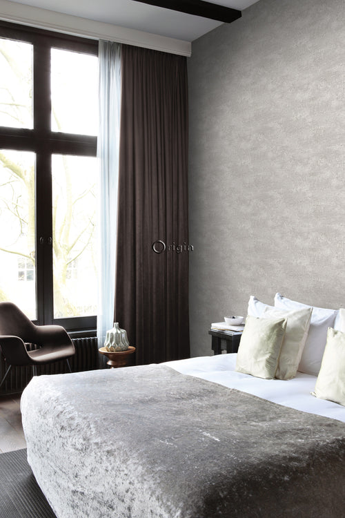 Origin Wallcoverings behang natuursteen met craquelé effect lichtgrijs - 53 cm x 10,05 m - 347565 - vtwonen shop