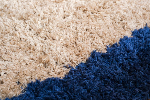 Interieur05 vloerkleed Pilo - hoogpolig - beige/blauw - 160 x 230 cm - vtwonen shop