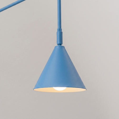 Sollux Lighting Wandlamp NOX lichtblauw - 14x61x30cm