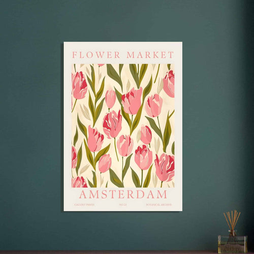 Artfulprints  Flower market - Amsterdam IV   poster 30x40 cm - vtwonen shop