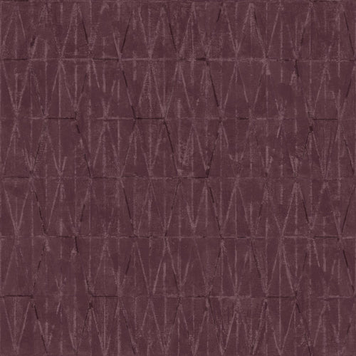 ESTAhome behang grafische lijnen aubergine paars - 50 x 900 cm - 131414 - vtwonen shop