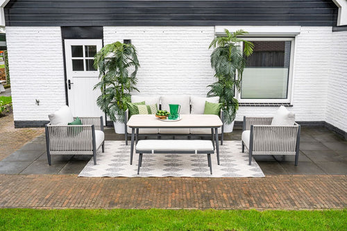 Lounge-diningtafel voor Bologna/Diamo/Teramon - 160x90 cm - zwart - vtwonen shop