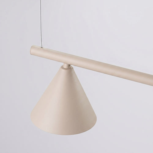Sollux Lighting Kroonluchter NOX 4L taupe - 122x14x215cm