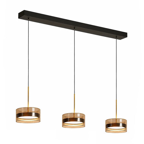Highlight hanglamp Enzo - 3 lichts - 95  x 160   cm - zwart