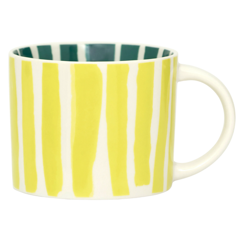 Urban Nature Culture LINDA. x UNC mok Tazza - with printed stripes inside & outside A -  Ø 14.5 * 10.5 * 8.5 CM