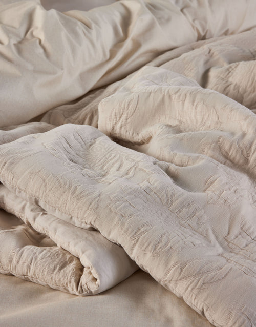 Essenza Philippine dekbedovertrek - Tweepersoons – 200x200/220 cm - Oatmeal