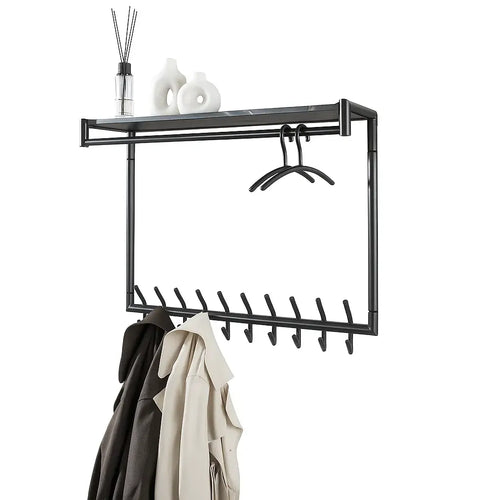 Ylumen Kapstok Tenaro - B 100 cm H 80 cm - marmer zwart