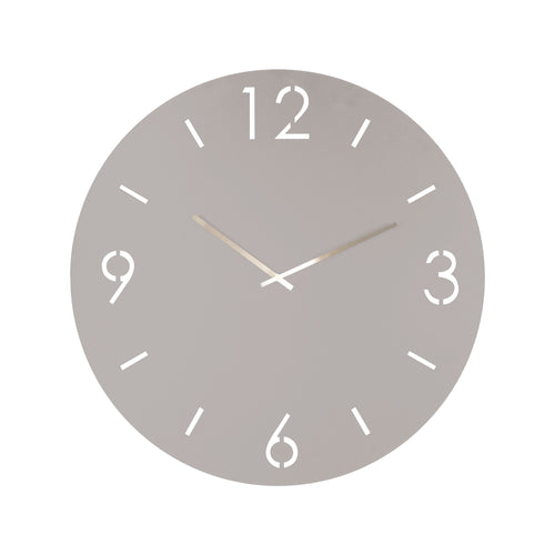 Spinder Design klok Time Ø 60 - Silky Taupe - vtwonen shop