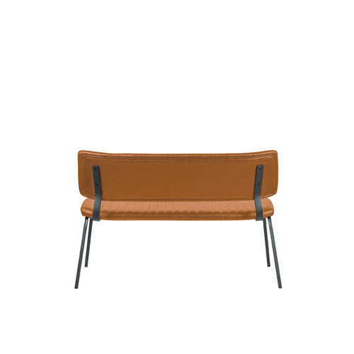 LABEL51 Eetkamerbank Gusto - Cognac PU-Leer - 120x63x81cm