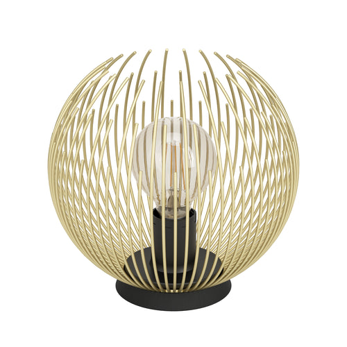 EGLO tafellamp Venezuela - e27 - 22,5 cm - zwart, goud