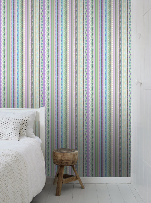 ESTAhome behang lintjes pastelkleuren - 53 cm x 10.05 m - 138143