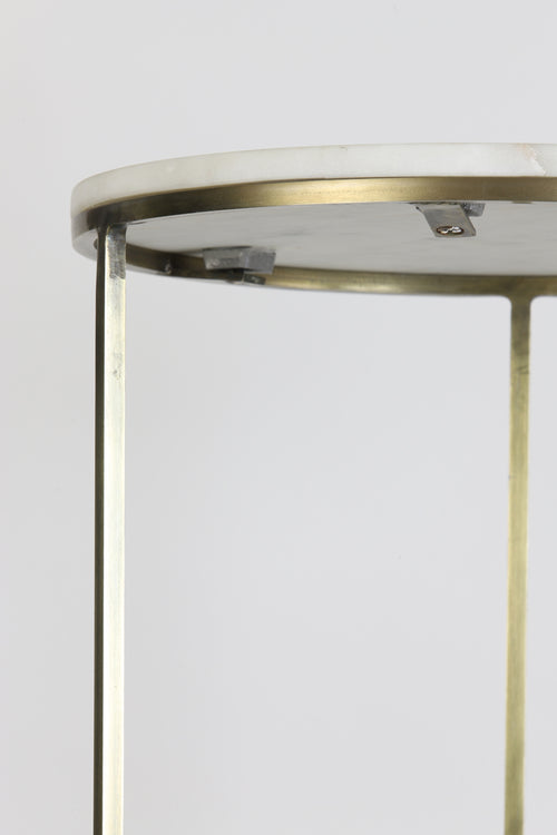 Light & Living zuil RICARDO - Ø41x102cm - wit - Set van 2