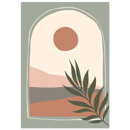 Artfulprints Poster Boho – Evening light   - 50x70 cm - Meerkleurig