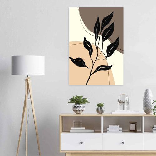 Artfulprints Poster Boho – Graphic nature   - A4 21x29.7 cm - Meerkleurig