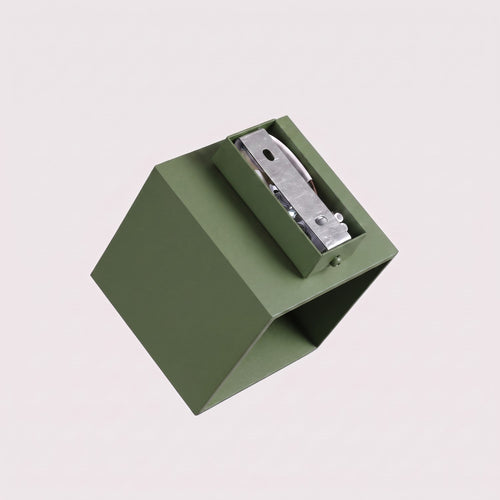 Sollux Lighting Wandlamp QUAD 1 olijfgroen - 10x12x10cm