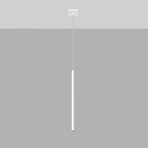 Sollux Lighting Hanglamp PASTELO 1 wit - 8x8x100cm