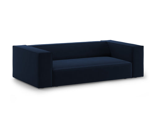 Cosmopolitan Design Bank Arendal 2-zits, flueel koningsblauw - 102x180x70cm