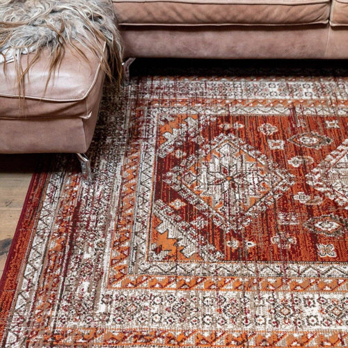 Interieur05 Vintage Vloerkleed Aila Rood/Oranje - 240 x 330 cm - vtwonen shop