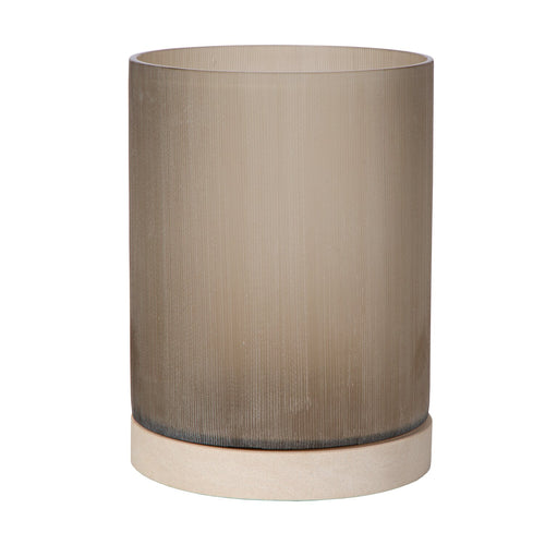 Atmooz kaarsenhouder Lionel L - beige - Ø 22 x H 30 cm