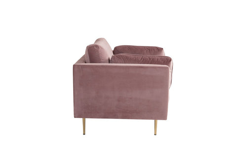BRAM Fauteuil Renzo - Roze Velours - vtwonen shop