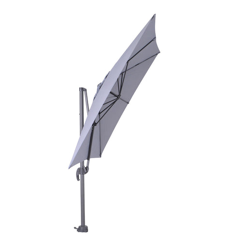 Hawaii parasol S - 250x250 cm - carbon black - licht grijs - vtwonen shop