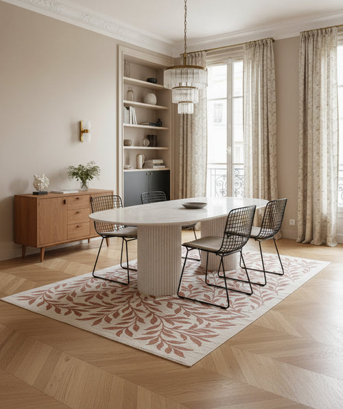 AFK Living vloerkleed Bagatelle - gerecyclede vezels - roos - 120x170 cm