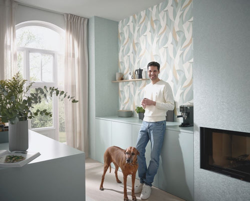 Erismann behang bladeren groen - 53 cm x 10.05 m - 661531 - vtwonen shop