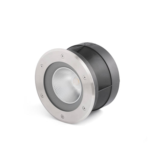 Faro Suria-24 - LED Outdoor Inbouwspot Brede Stralingshoek Mat Nikkel IP67